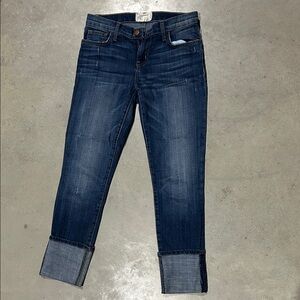 Current/Elliott Dark Blue Ankle Jeans